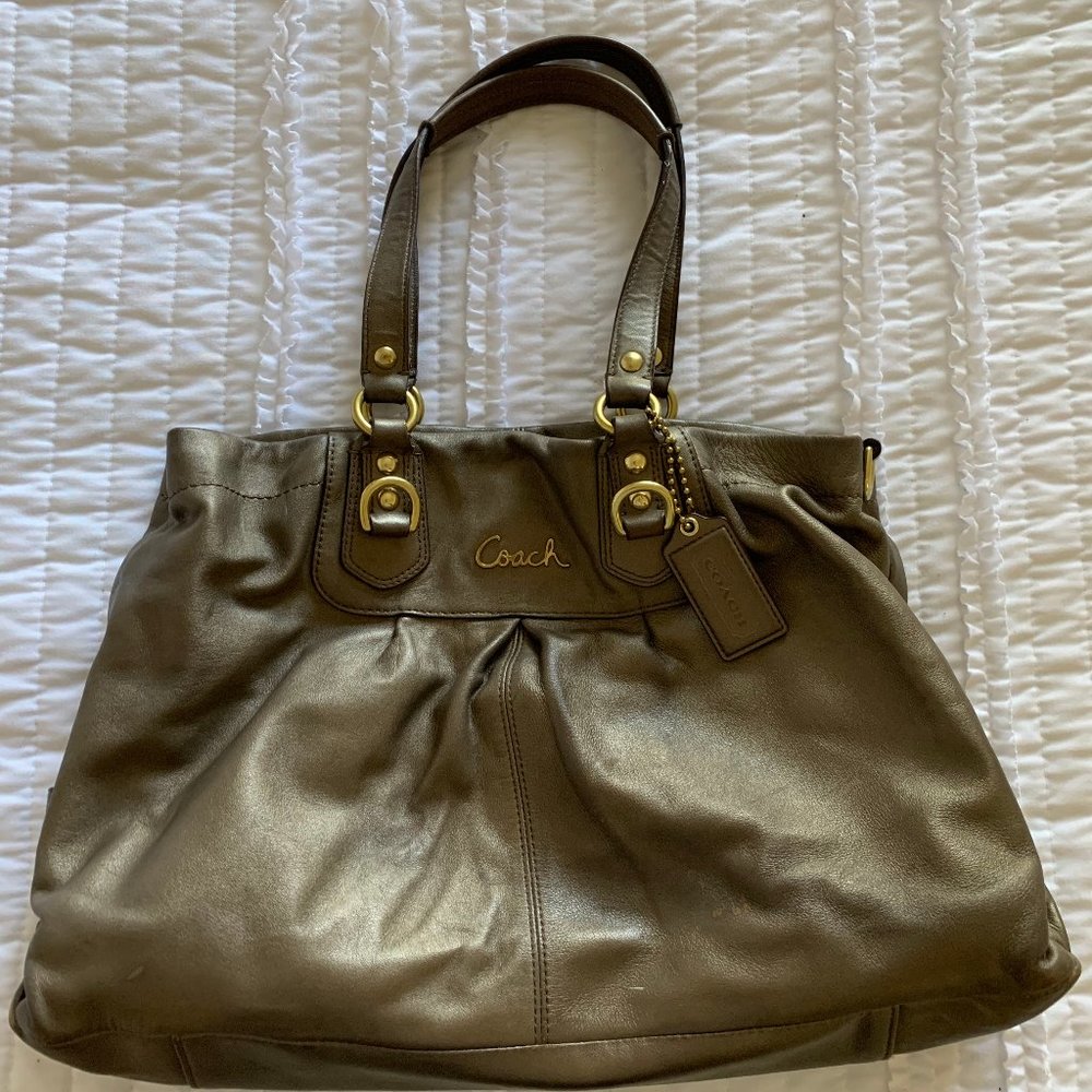 Coach Metallic Shoulder Bag